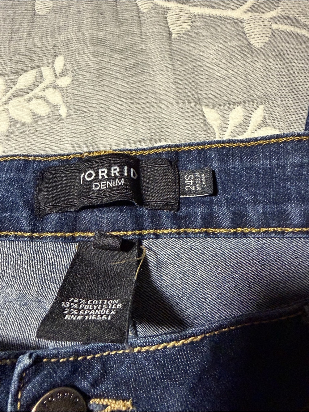 torrid Dark Blue Stretch Denim Jeggings
